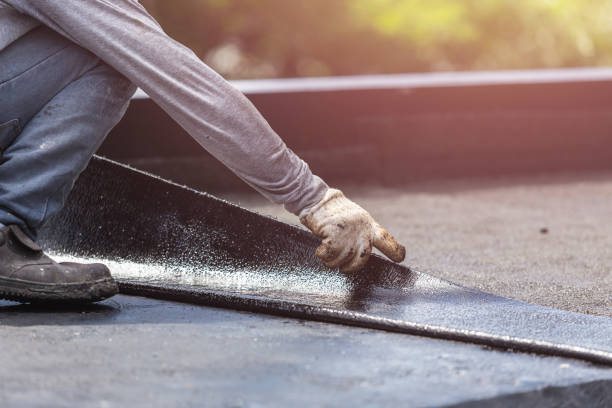 Professional Basement Waterproofing technician working in Neshkoro, WI